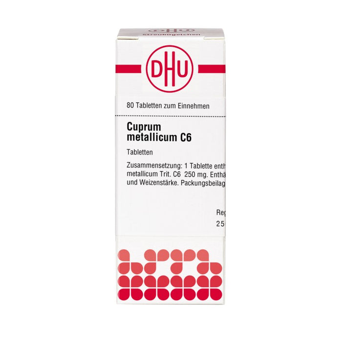 DHU Cuprum metallicum C6 Tabletten, 80 pc Tablettes