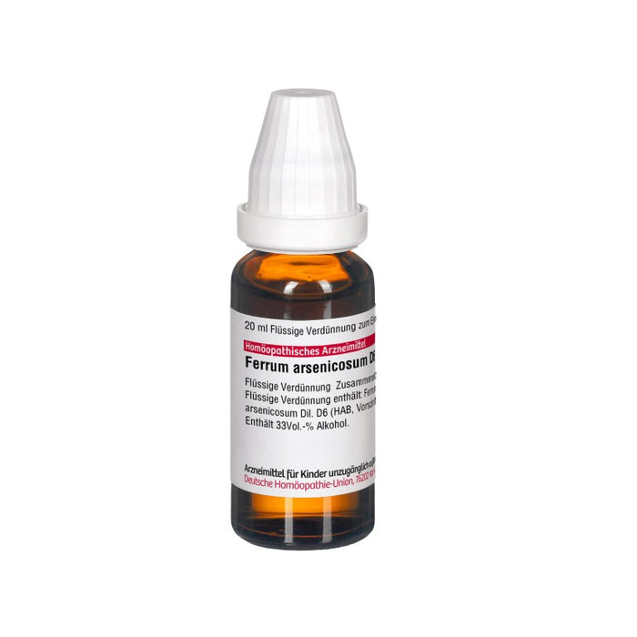 Ferrum arsenicosum D6 DHU Dilution, 20 ml Lösung