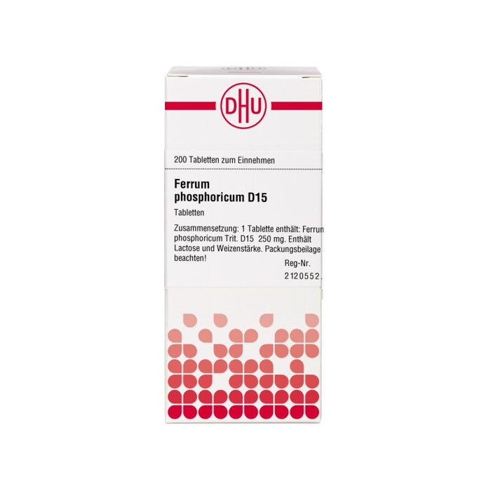 Ferrum phosphoricum D15 DHU Tabletten, 200 St. Tabletten