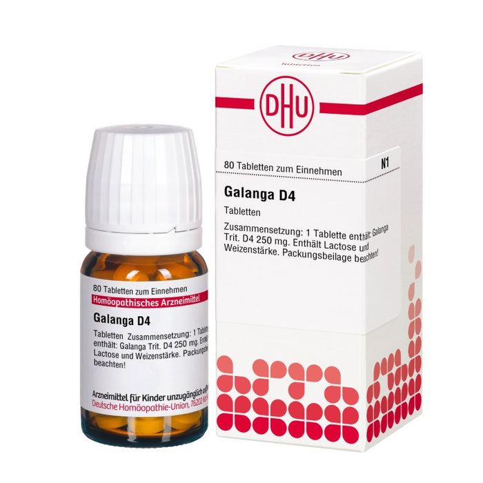 DHU Galanga D4 Tabletten, 80 pc Tablettes