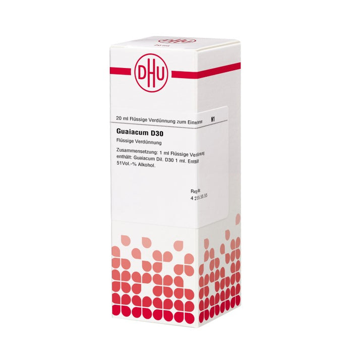 Guaiacum D30 DHU Dilution, 20 ml Lösung