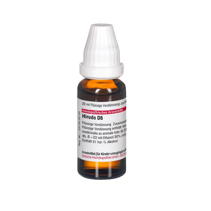 Hirudo D6 DHU Dilution, 20 ml Lösung