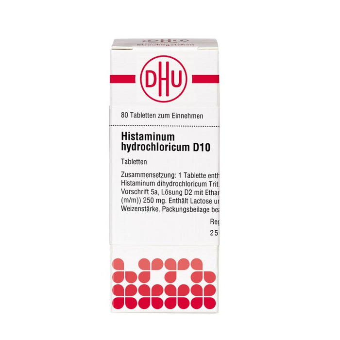 DHU Histaminum hydrochloricum D10 Tabletten, 80 pcs. Tablets