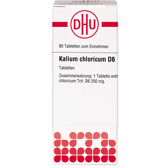 Kalium chloricum D6 DHU Tabletten, 80 St. Tabletten