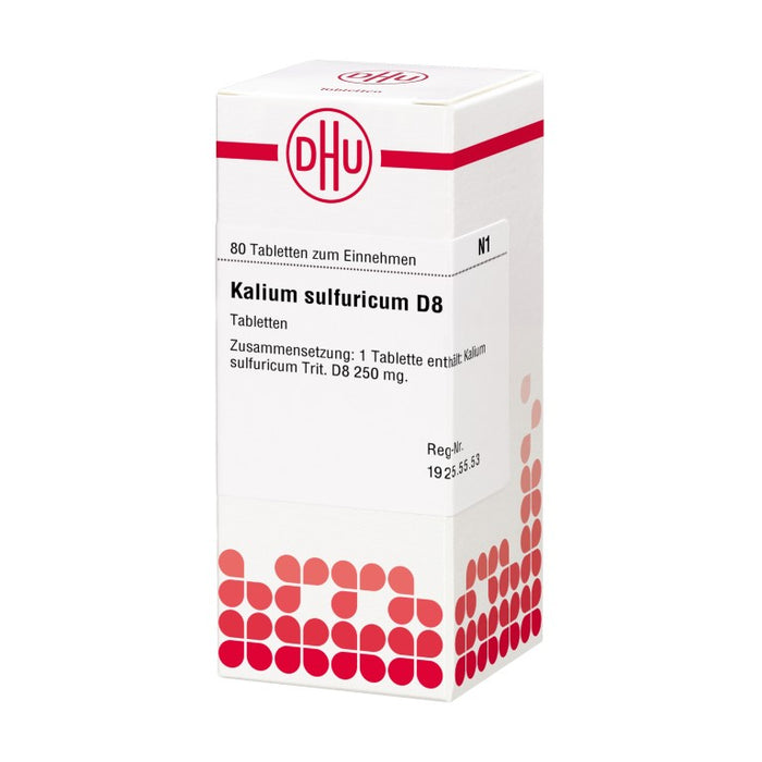 DHU Kalium sulfuricum D8 Tabletten, 80 St. Tabletten