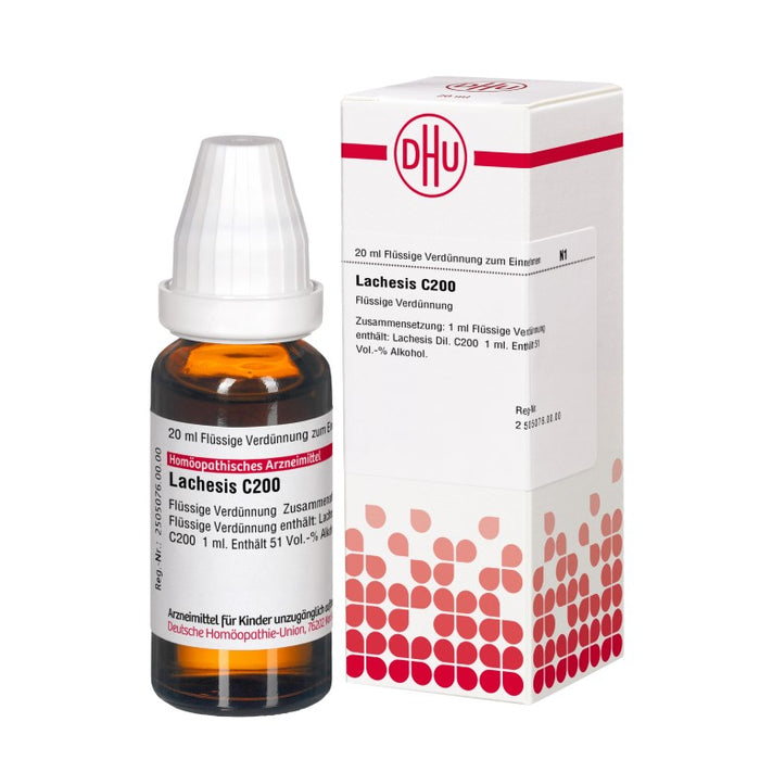 DHU Lachesis C200 Dilution, 20 ml Lösung