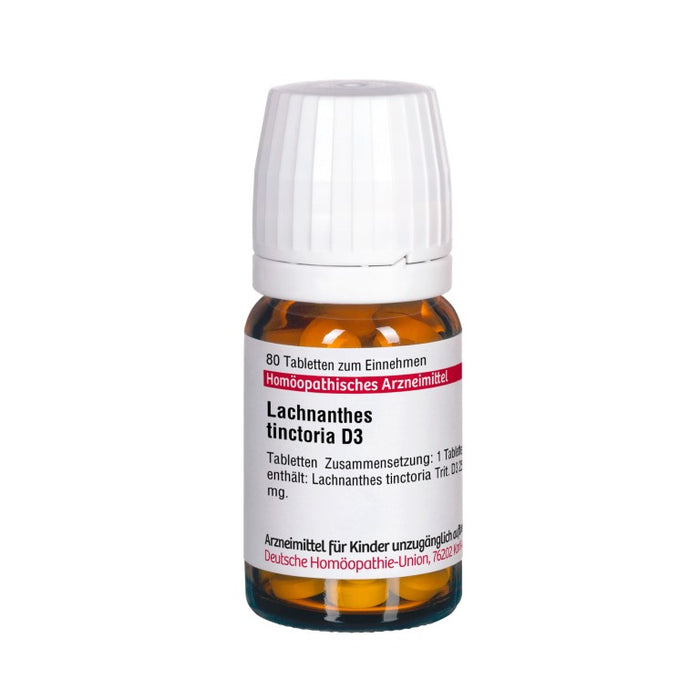 Lachnanthes tinctoria D3 DHU Tabletten, 80 St. Tabletten