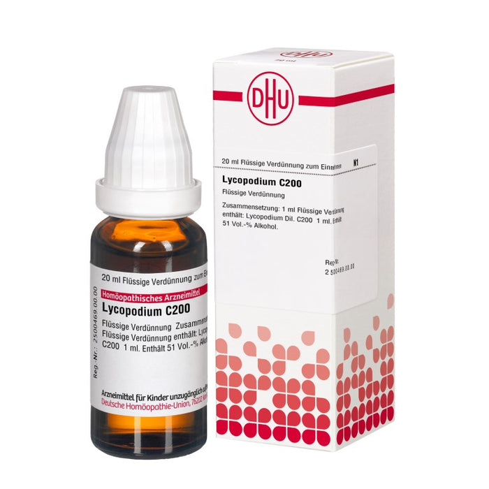 DHU Lycopodium C200 Dilution, 20 ml Lösung