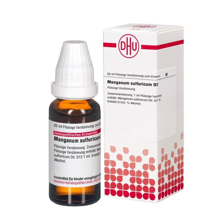 Manganum sulfuricum D12 DHU Dilution, 20 ml Lösung