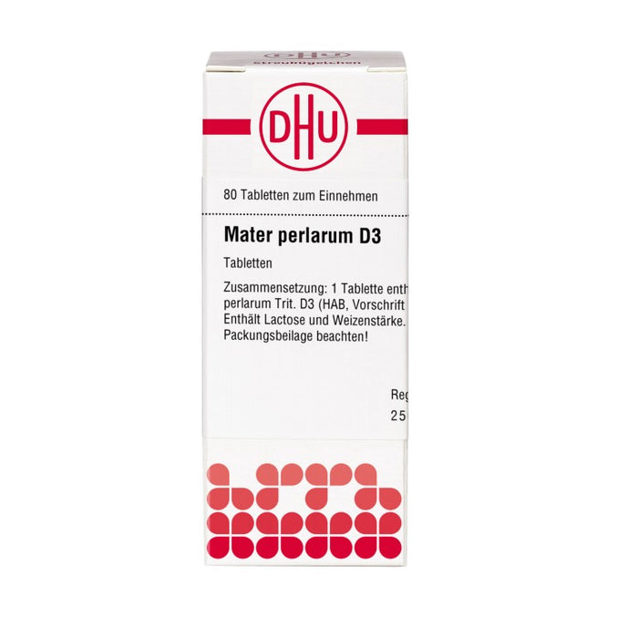 Mater perlarum D3 DHU Tabletten, 80 St. Tabletten