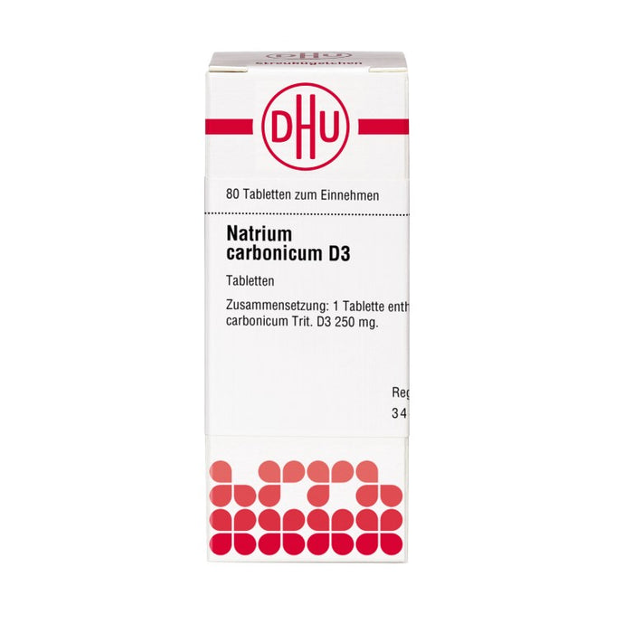 DHU Natrium carbonicum D3 Tabletten, 80 St. Tabletten