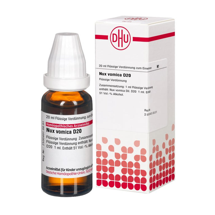 DHU Nux vomica D20 Dilution, 20 ml Lösung