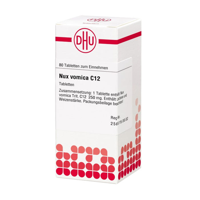 Nux vomica C12 DHU Tabletten, 80 St. Tabletten