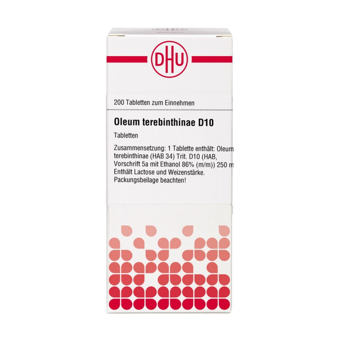 Oleum terebinthinae D10 DHU Tabletten, 200 St. Tabletten