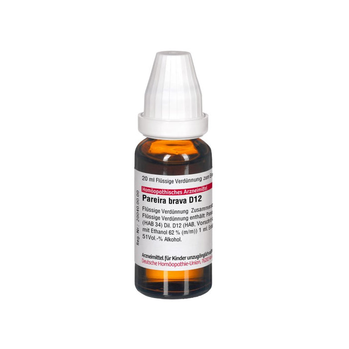 Pareira brava D12 DHU Dilution, 20 ml Lösung