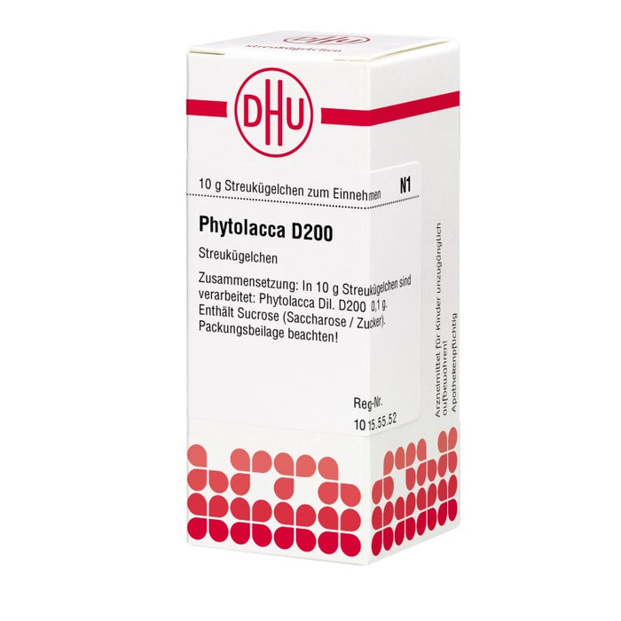 DHU Phytolacca D200 Streukügelchen, 10 g Globuli