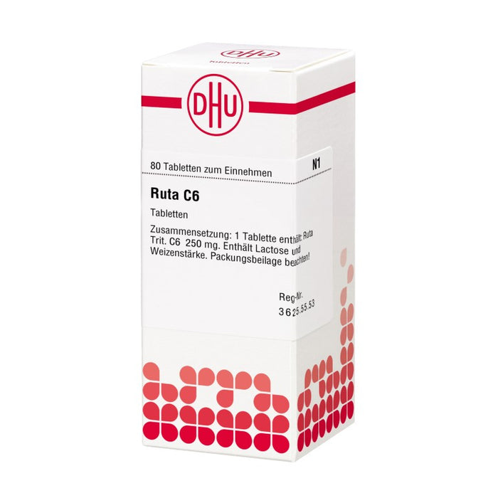 DHU Ruta C6 Tabletten, 80 St. Tabletten