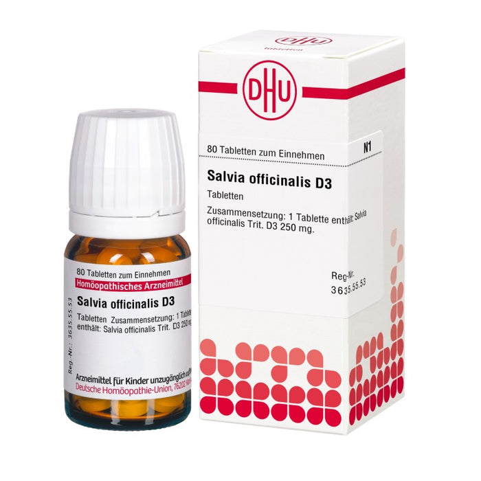 Salvia officinalis D3 DHU Tabletten, 80 St. Tabletten