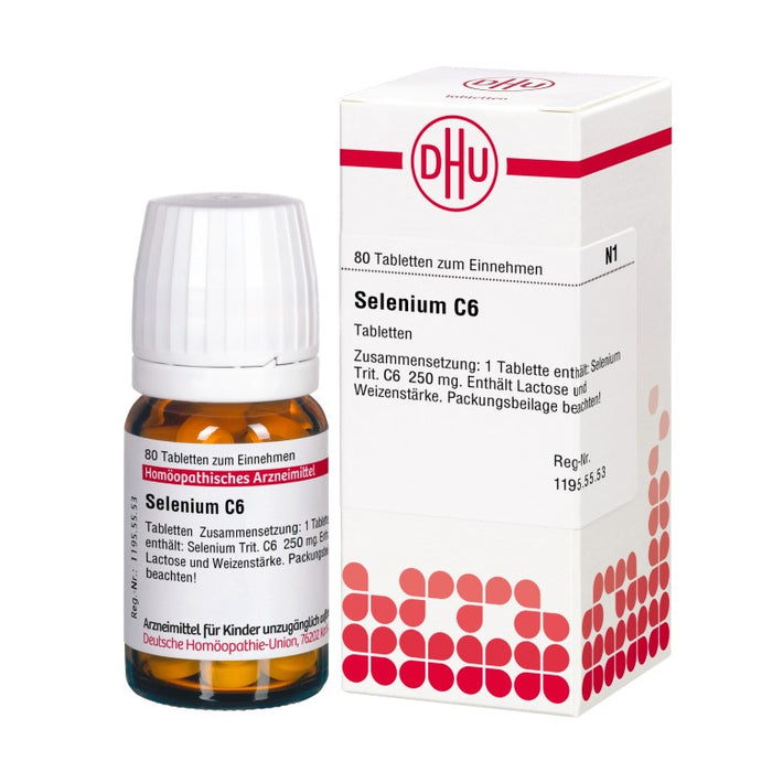 DHU Selenium C6 Tabletten, 80 St. Tabletten