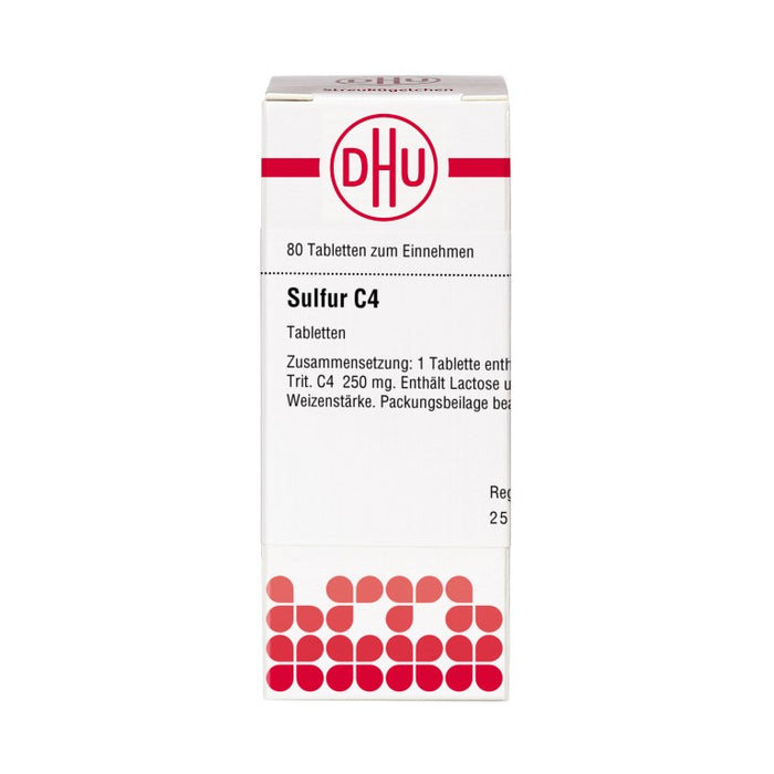 DHU Sulfur C4 Tabletten, 80 St. Tabletten