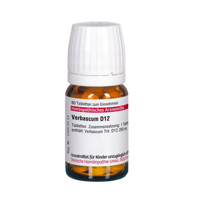 Verbascum D12 DHU Tabletten, 80 St. Tabletten