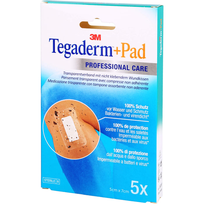 Tegaderm Plus Pad 3M 5,0cmx7,0cm, 5 pc Pansement