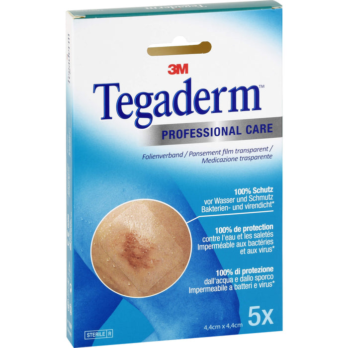 Tegaderm 3M Film Folienverband 4,4 cm x 4,4 cm, 5 pc Pansement