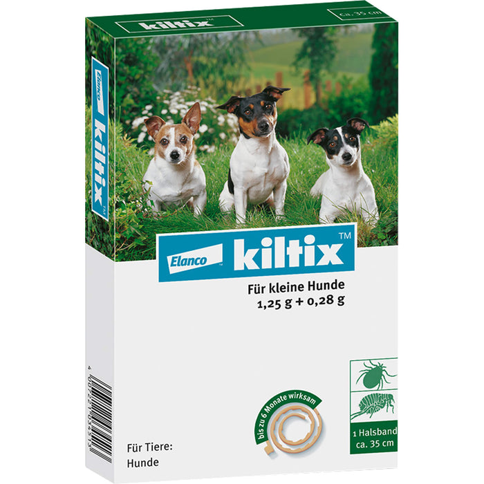 Elanco kiltix für kleine Hunde Ektoparasitizid-Halsband gegen Zecken und Flöhe, 1 St. Halsband