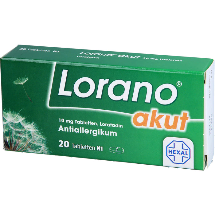 Lorano akut Tabletten, 20 St. Tabletten