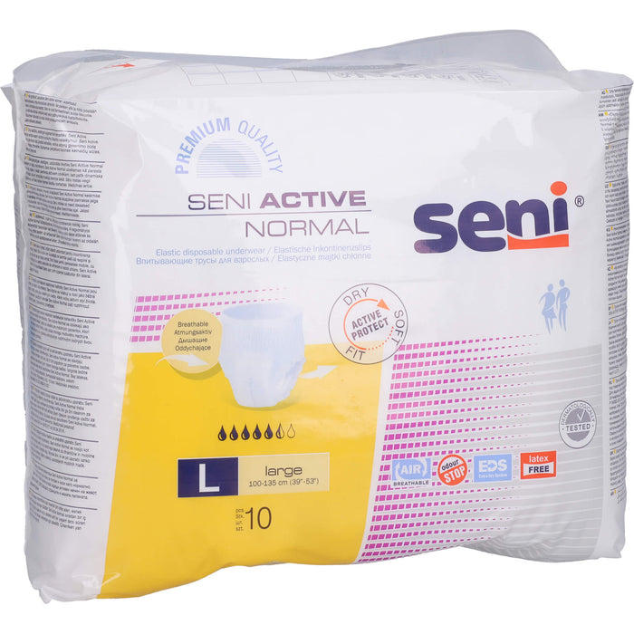 SENI Active Normal Inkontinenzslip Einmal L, 10 pc Modèles