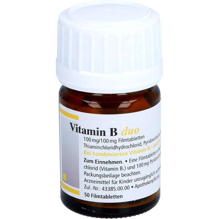 Mibe Vitamin B duo Filmtabletten, 50 St. Tabletten