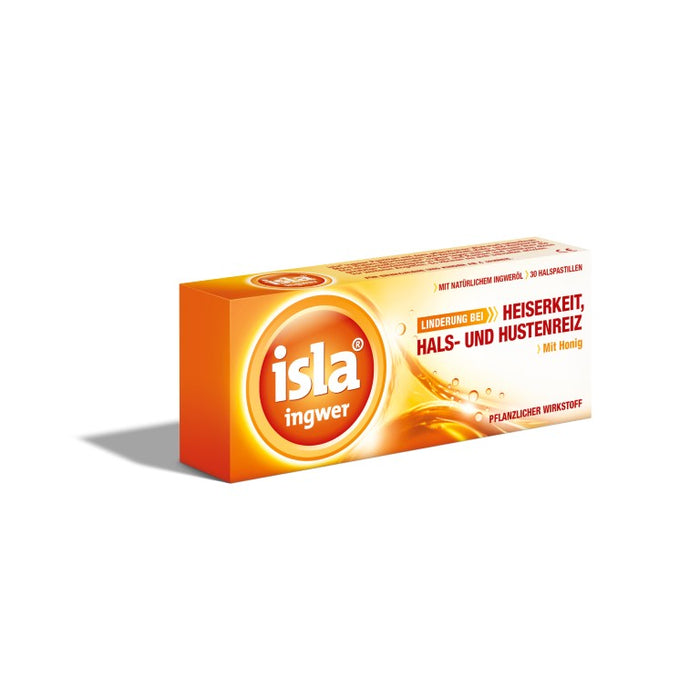 isla ingwer Halspastillen, 30 pc Pastilles