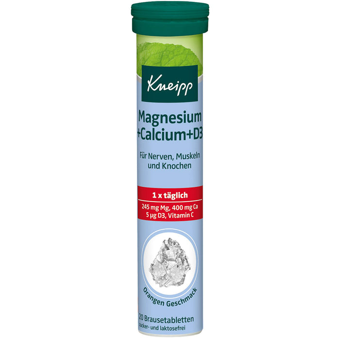 Kneipp Magnesium + Calcium + D3 Brausetabletten, 20 St. Tabletten