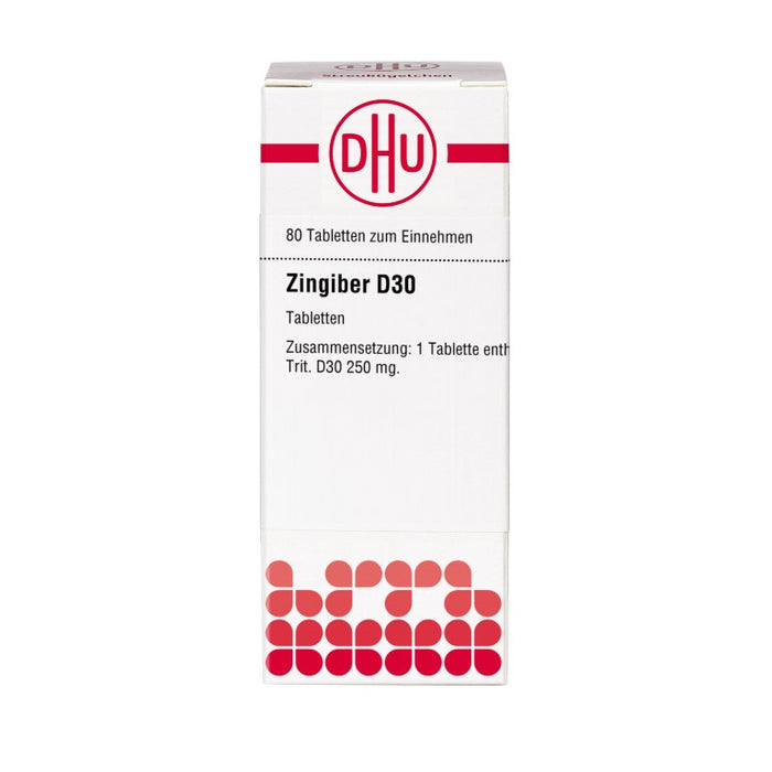 DHU Zingiber D30 Tabletten, 80 pc Tablettes