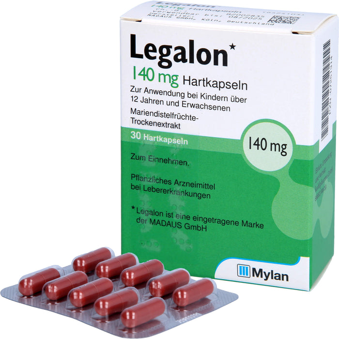 Legalon 140 kohlpharma Hartkapseln, 30 pcs. Capsules