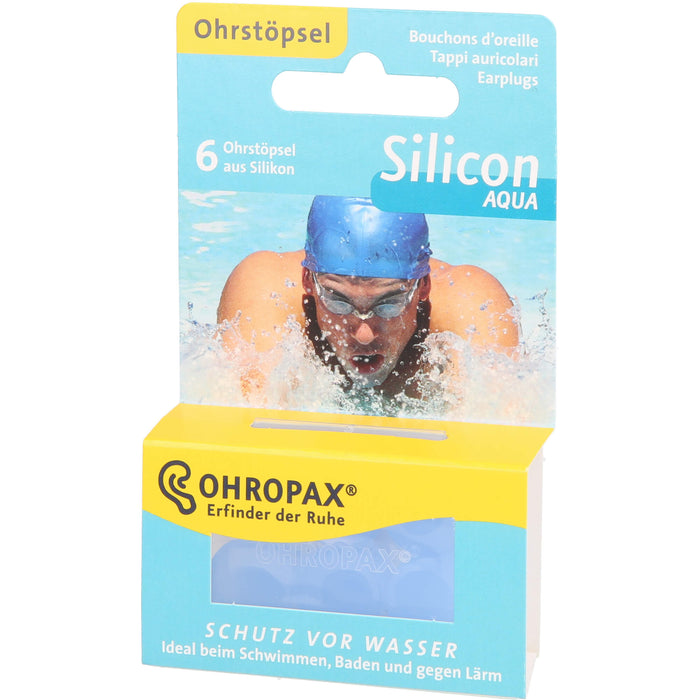 OHROPAX Silicon Aqua, 5 pc Bouchons d'oreilles