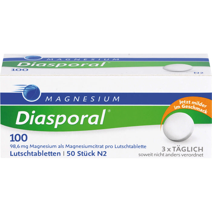 Magnesium-Diasporal 100 Lutschtabletten, 50 pcs. Tablets