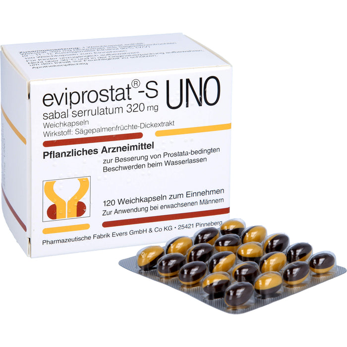 eviprostat-S sabal serrulatum 320 mg UNO; Weichkaps., 120 St KAP