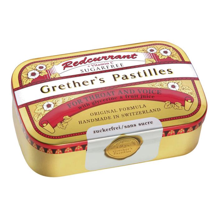 Grether´s Pastillen Redcurrant zuckerfrei, 110 g Pastillen