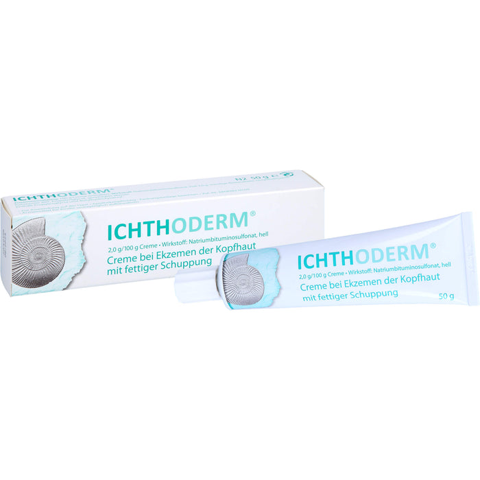 Ichthoderm Creme bei Kopfhautentzündungen, 50 g Cream