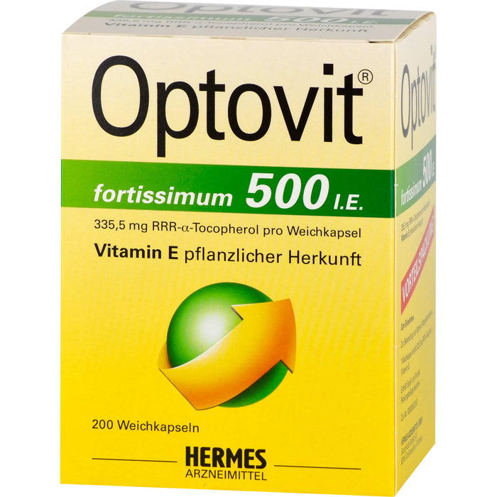 OptoVit fortissimum 500 I. E. Weichkapseln, 200 pc Capsules