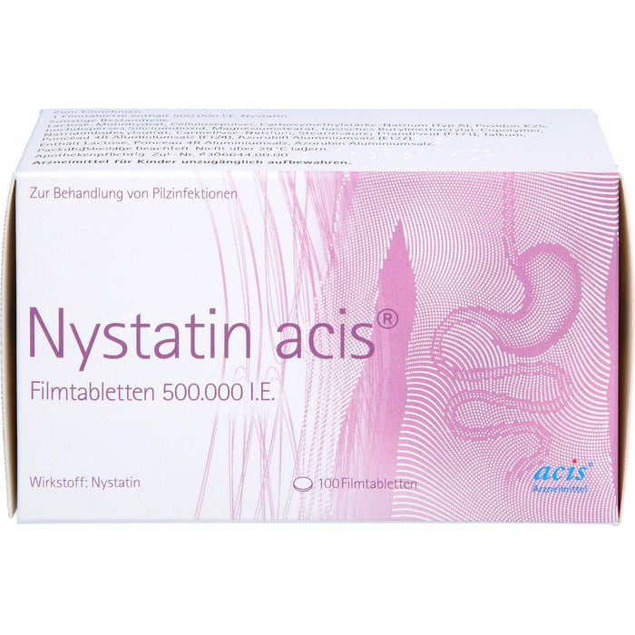 Nystatin acis Filmtabletten, 100 pcs. Tablets