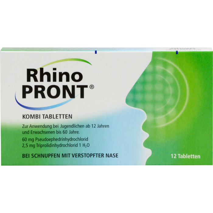 RhinoPRONT Kombi Tabletten, 12 pcs. Tablets