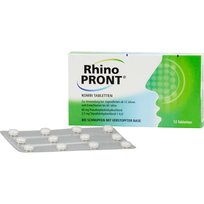 RhinoPRONT Kombi Tabletten, 12 St. Tabletten