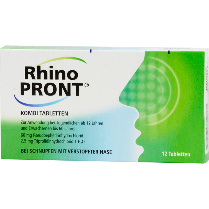 RhinoPRONT Kombi Tabletten, 12 pc Tablettes