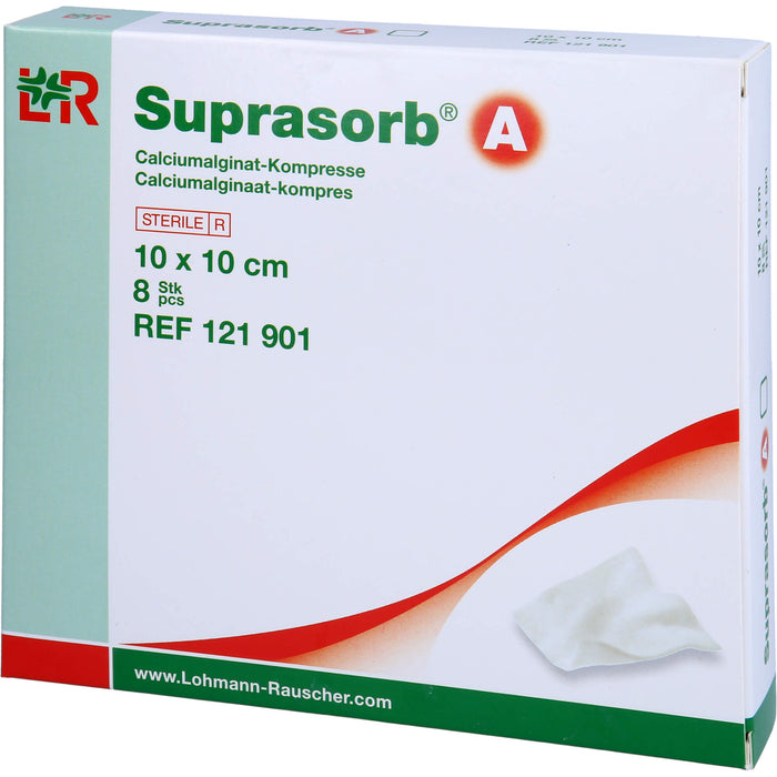 Suprasorb A Calciumalginat Kompresse 5x5cm, 8 St KOM