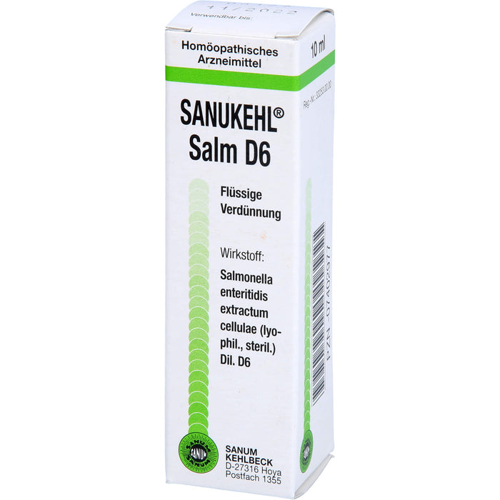 Sanukehl Salm D6 flüssige Verdünnung, 10 ml Lösung