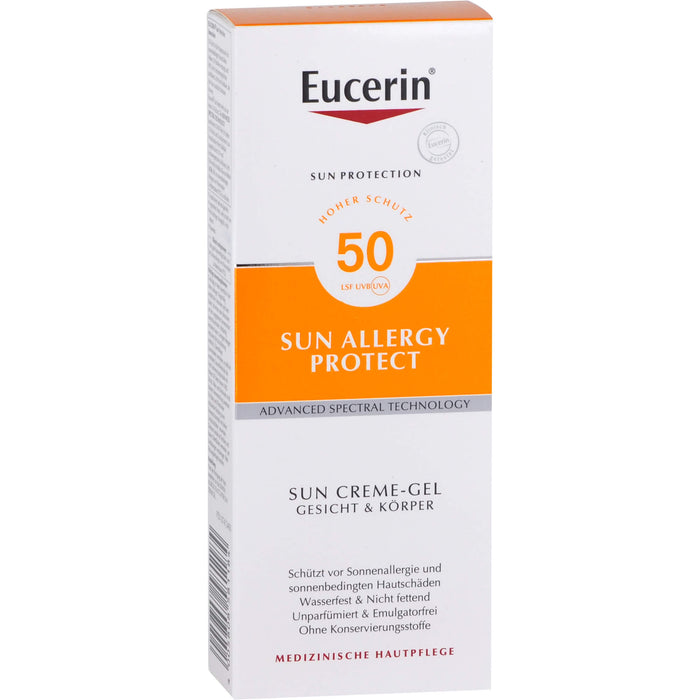 Eucerin Sun Protection Allergy Protect Sun Creme-Gel LSF 50, 150 ml Creme