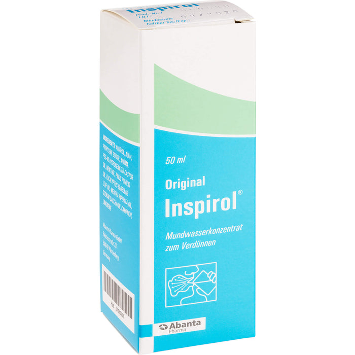 Inspirol Original Mundwasserkonzentrat zur natürlichen Pflege der Mundschleimhaut, 50 ml Solution