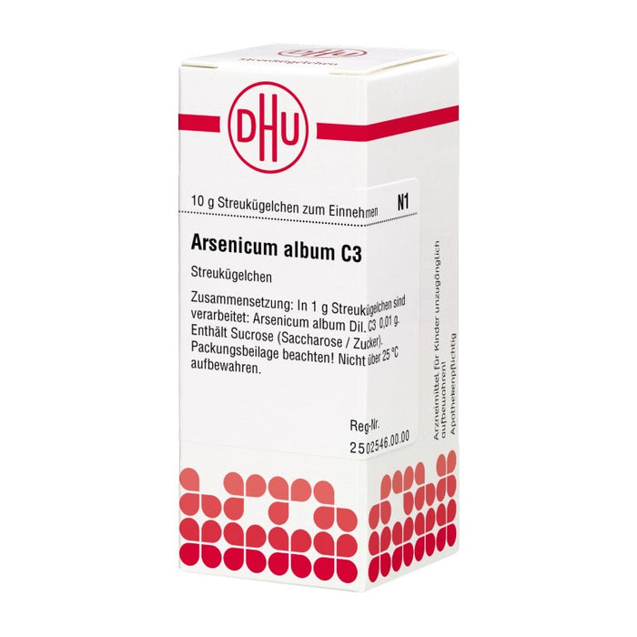 DHU Arsenicum album C3 Streukügelchen, 10 g Globuli